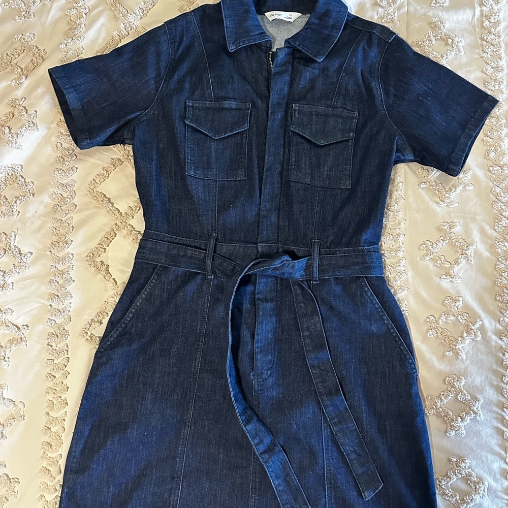 Nine West Indigo Denim Dress